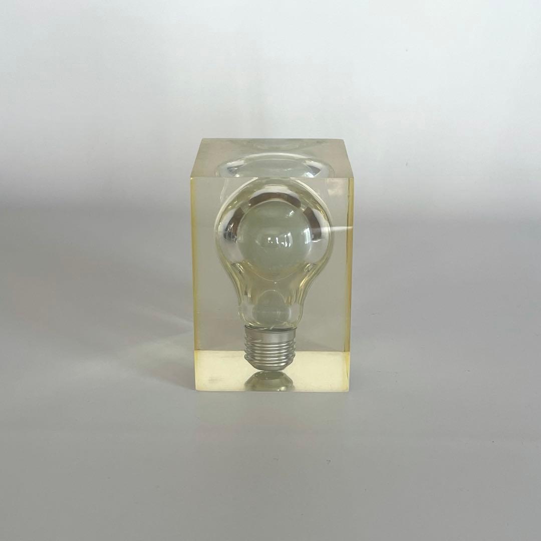 ヴィンテージ ルーサイトスカルプチャー アクリル オブジェ ポップアート