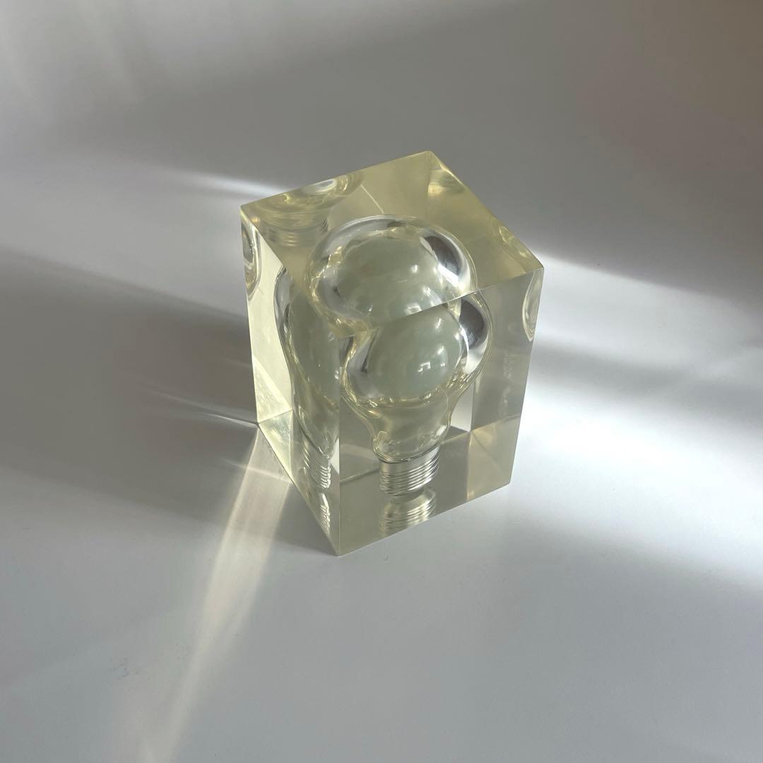 ヴィンテージ ルーサイトスカルプチャー アクリル オブジェ ポップアート