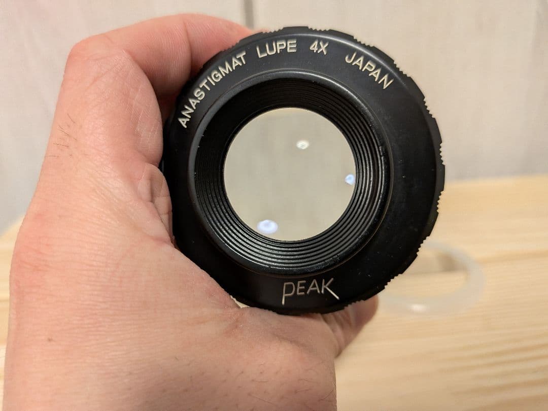 PEAK ANASTIGMAT LUPE 4X 7X セット　ピントルーペ