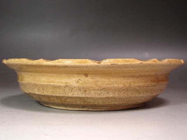 ☆　北大路魯山人　黄瀬戸鉢　☆y606