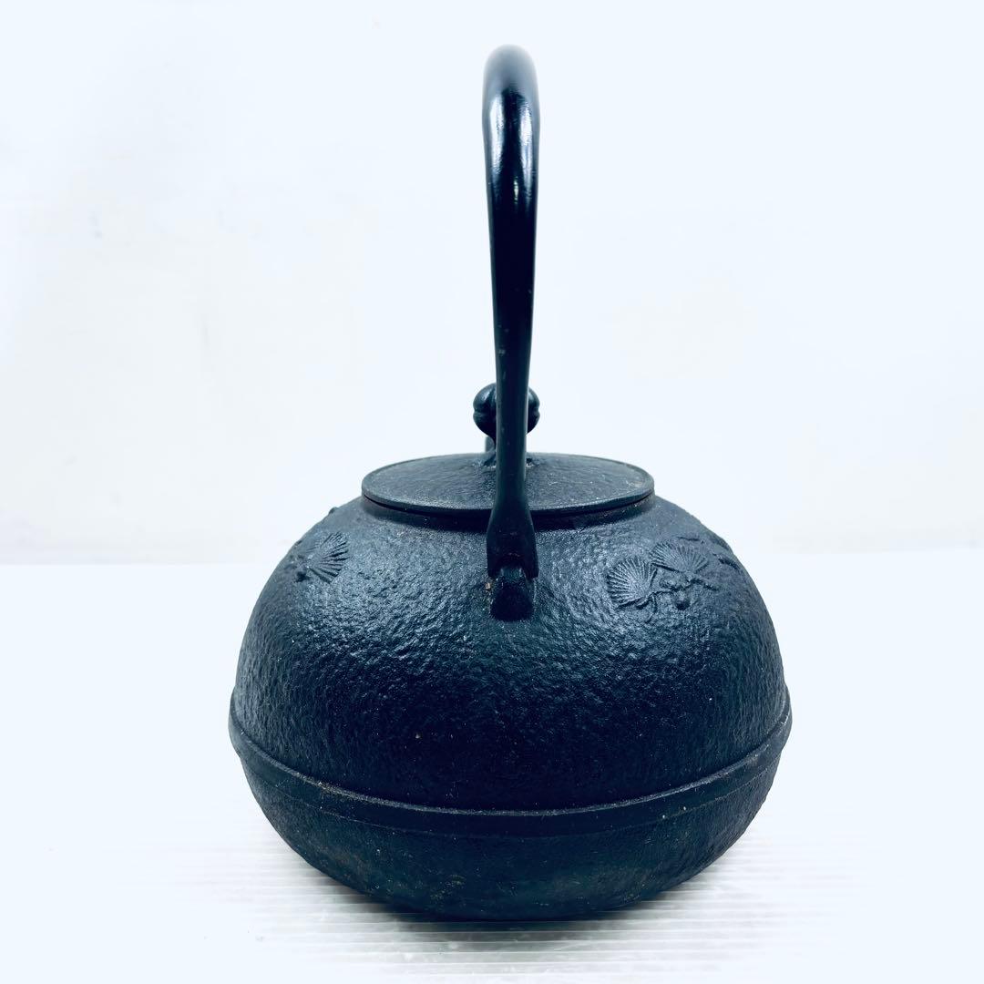 南部鉄瓶　やかん　骨董　湯沸し　茶道具　鉄器　鉄分補給　サビ有り