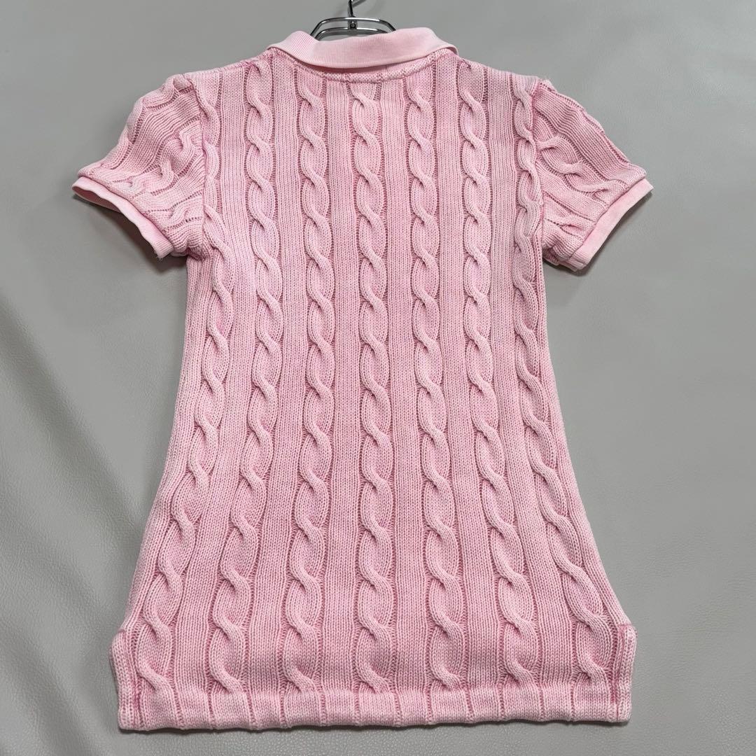 ポロラルフローレン ポロシャツ ケーブルニット XSサイズ 刺繍 QRコード