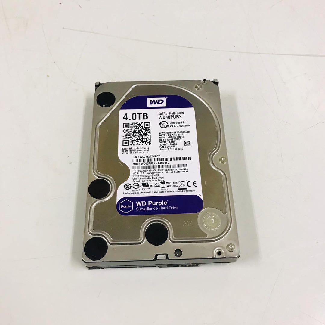 外付けハードディスク・ドライブ 4.0TB/ WD40PURX/ 6TB/ DT02ABA600V
