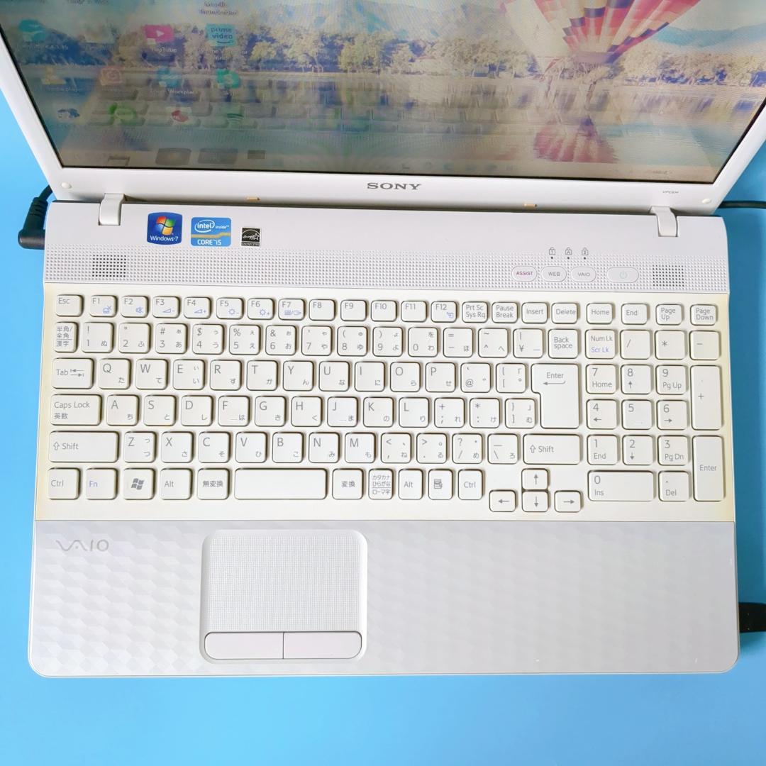 【美品】新品SSD爆速⭐メモリ8GB⭐カメラ付✅ノートパソコン✅すぐに使える