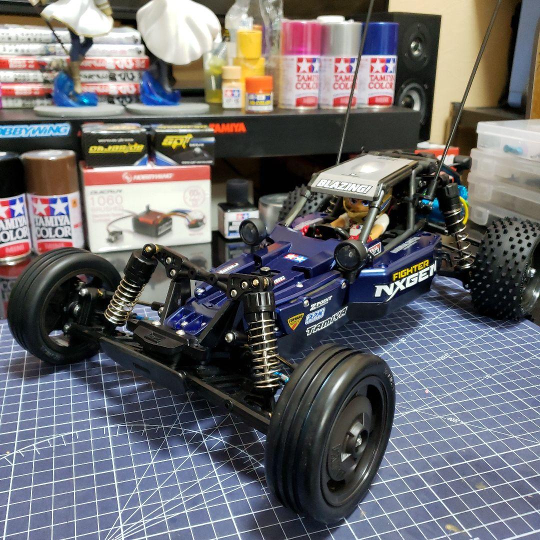 タミヤ DT04 ファイターネクスジェン カスタム サーボ付き、メカレス