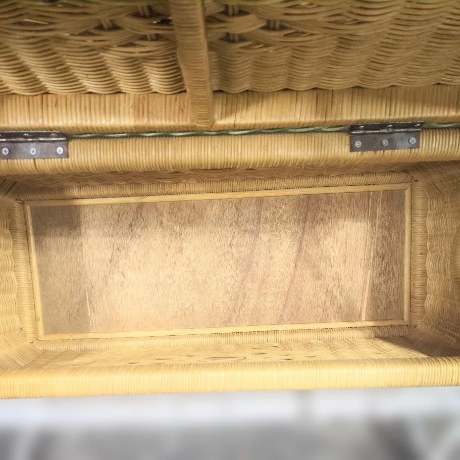 ラタン収納ボックス 籐 ケース 籠