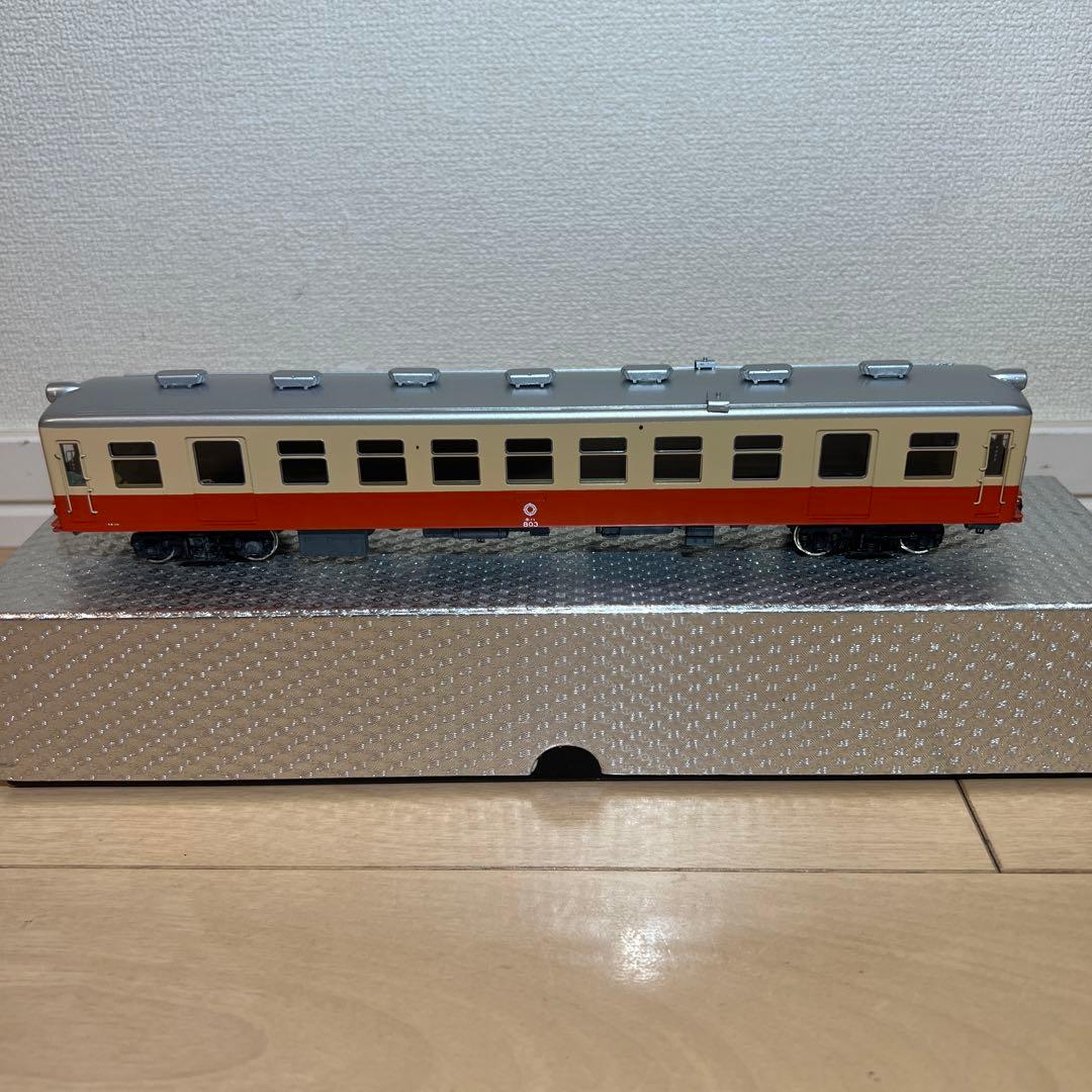 鉄道模型　HOゲージ　三田模型　関東鉄道キハ800　乗工社製キット組立て