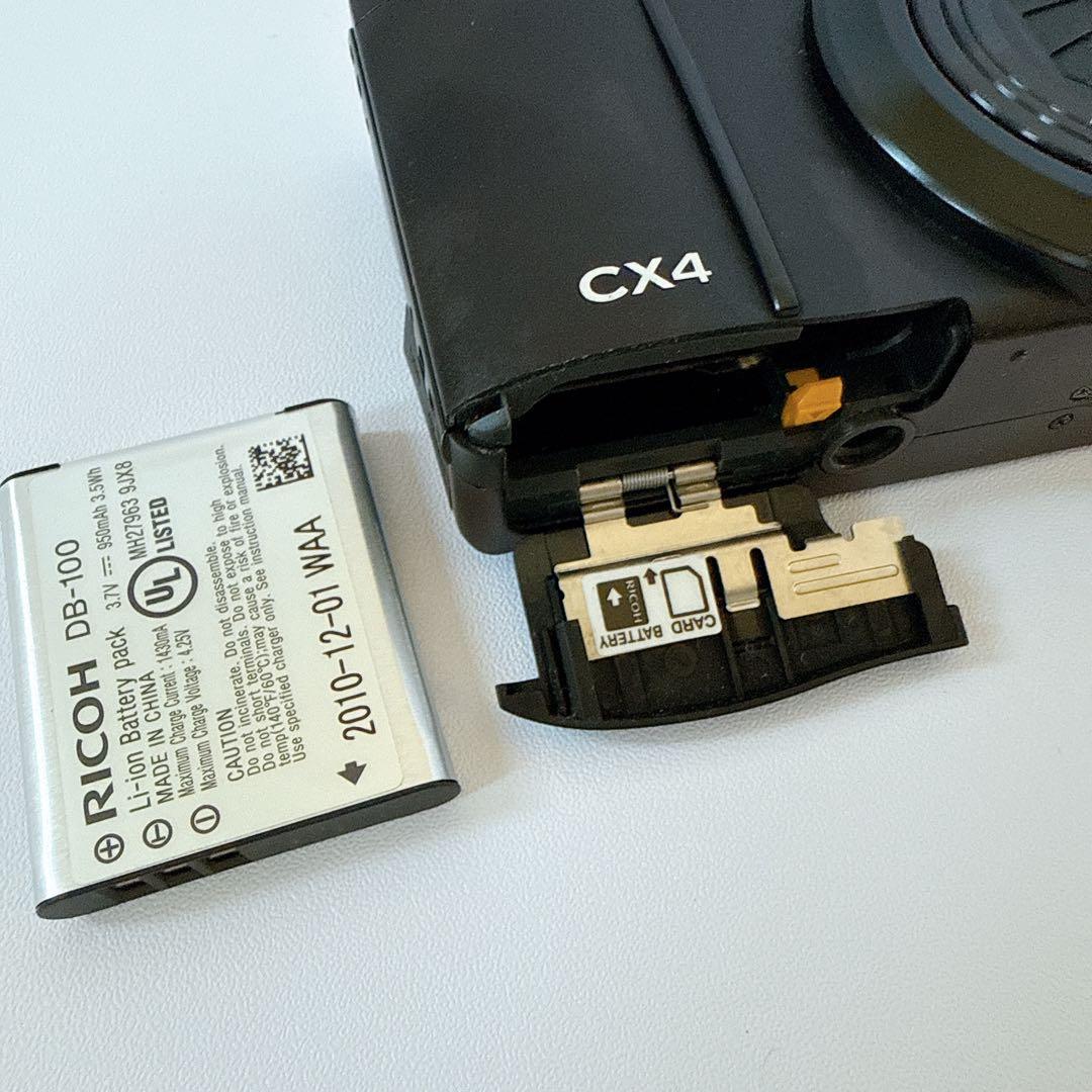 【動作確認済】リコー CX4 ブラック デジタルカメラ オールドデジカメ