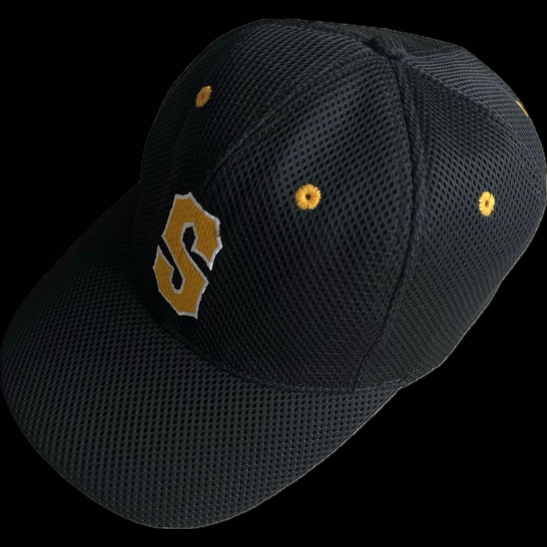 “S刺繍”old stussy 6パネルキャップ メッシュ stussyhats