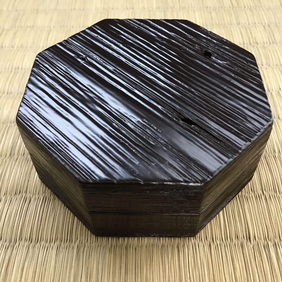 茶道具　八角香合　国宝茶室待庵古材使用　不賢斎　浦辻賢ニ造　栞　共箱　S91KG