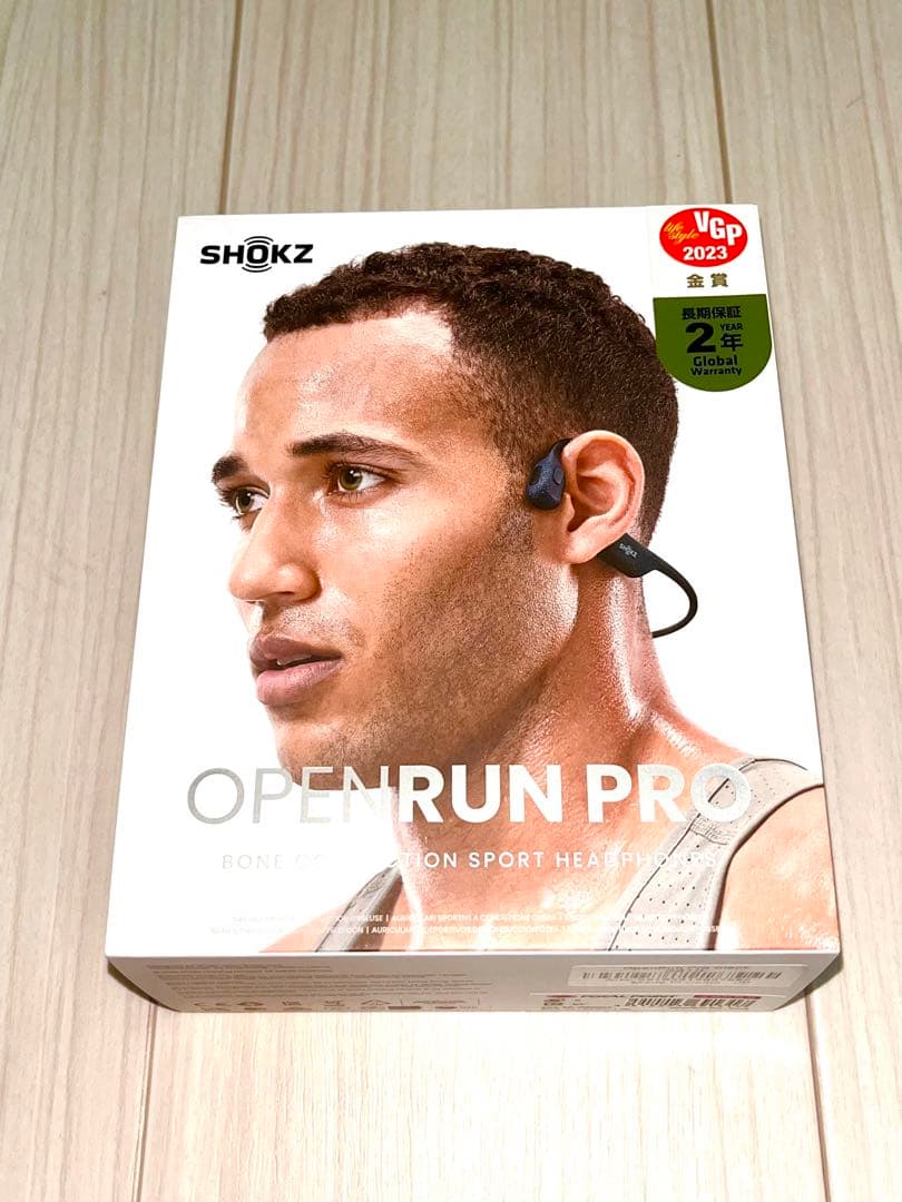 Shokz(ショックス) OPENRUN PRO骨伝導 EP-000007 美品