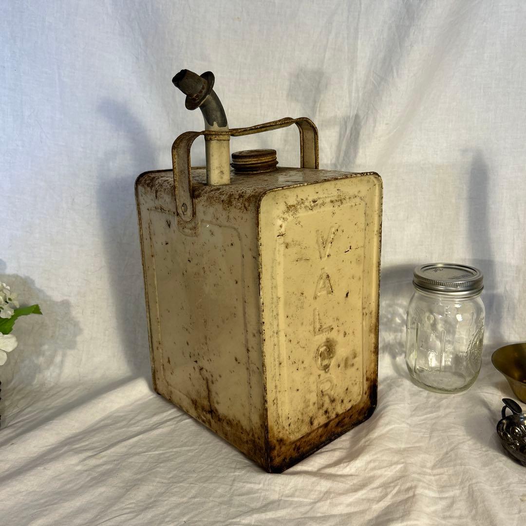 希少イギリスビィンテージvalor バーラー 注油缶携行缶 灯油缶 ブリキ缶