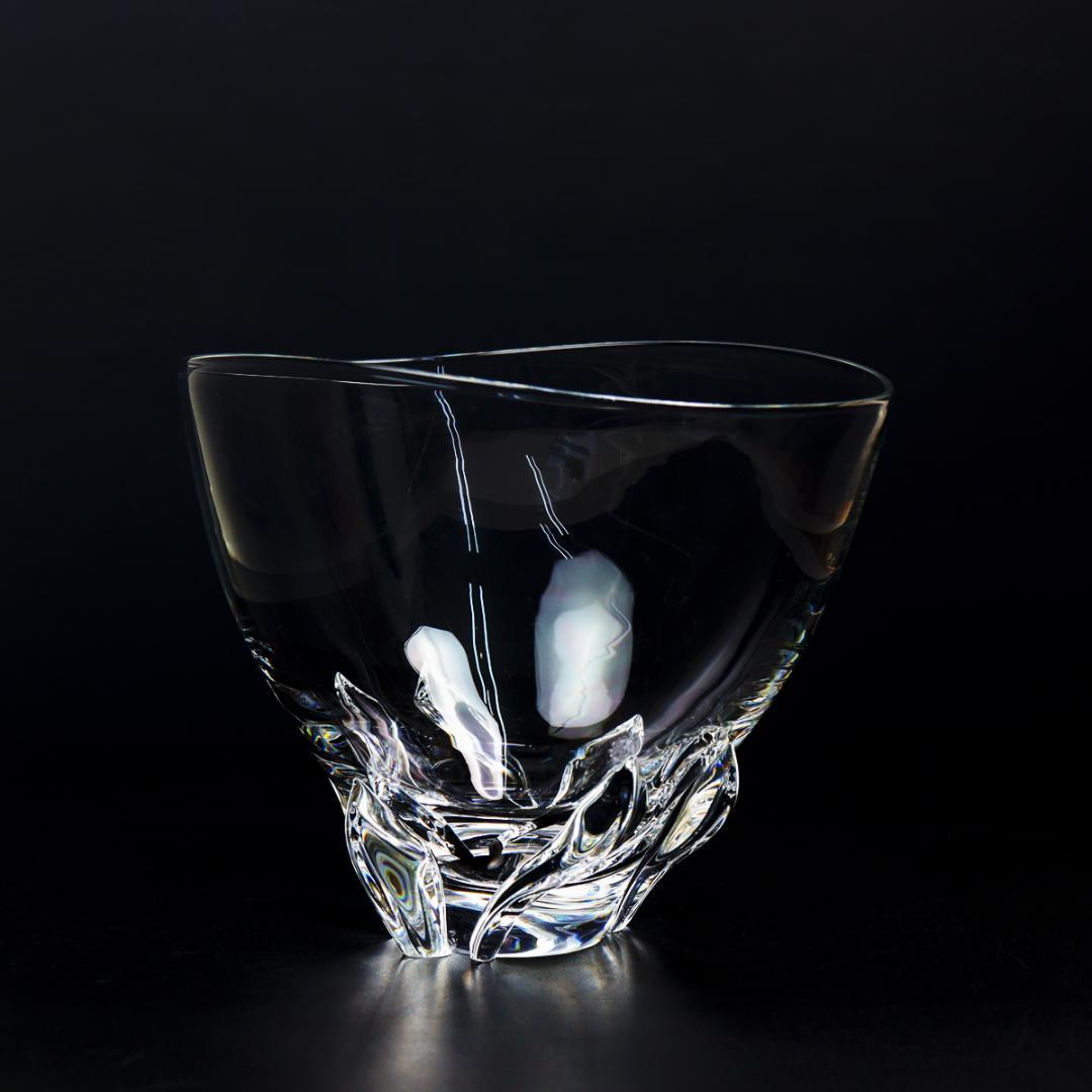 Steuben Galss ディープフラワーボウル 花器 果物鉢