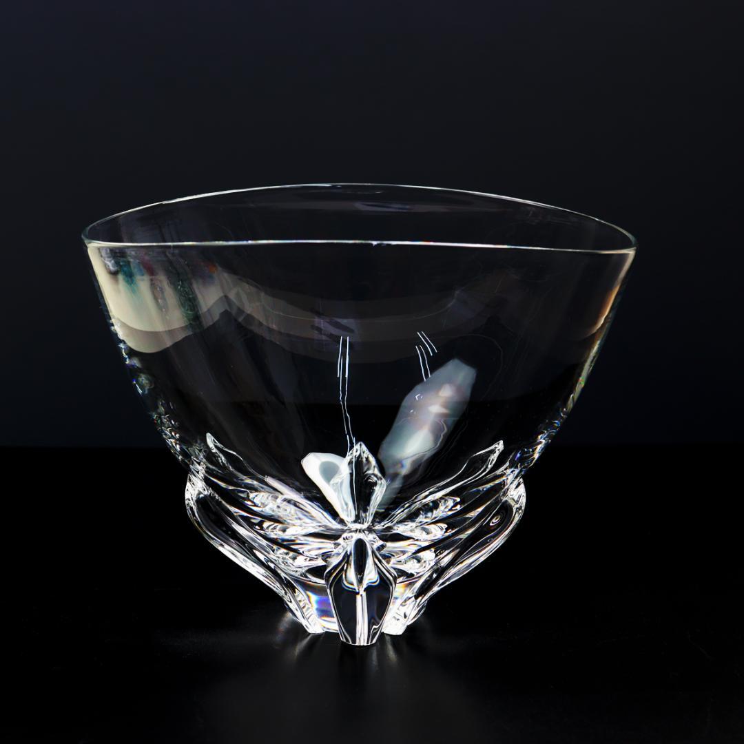 Steuben Galss ディープフラワーボウル 花器 果物鉢