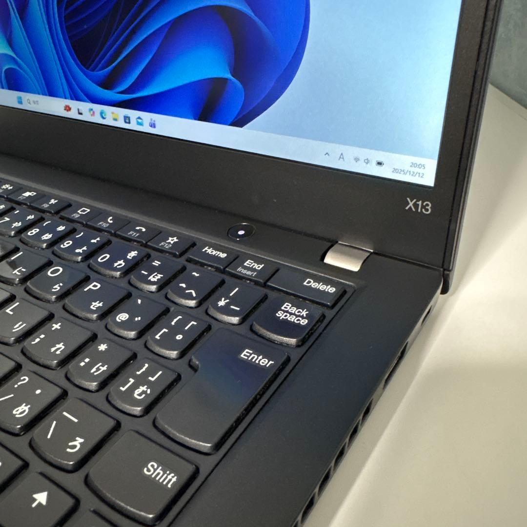 Lenovo ThinkPad X13⭐︎インテルi5✳︎⭐️バッテリー消耗少⭐️