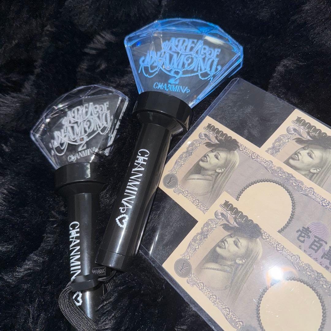 ちゃんみなCHANMINA ペンライト お札AREA OF DIAMONDS 2