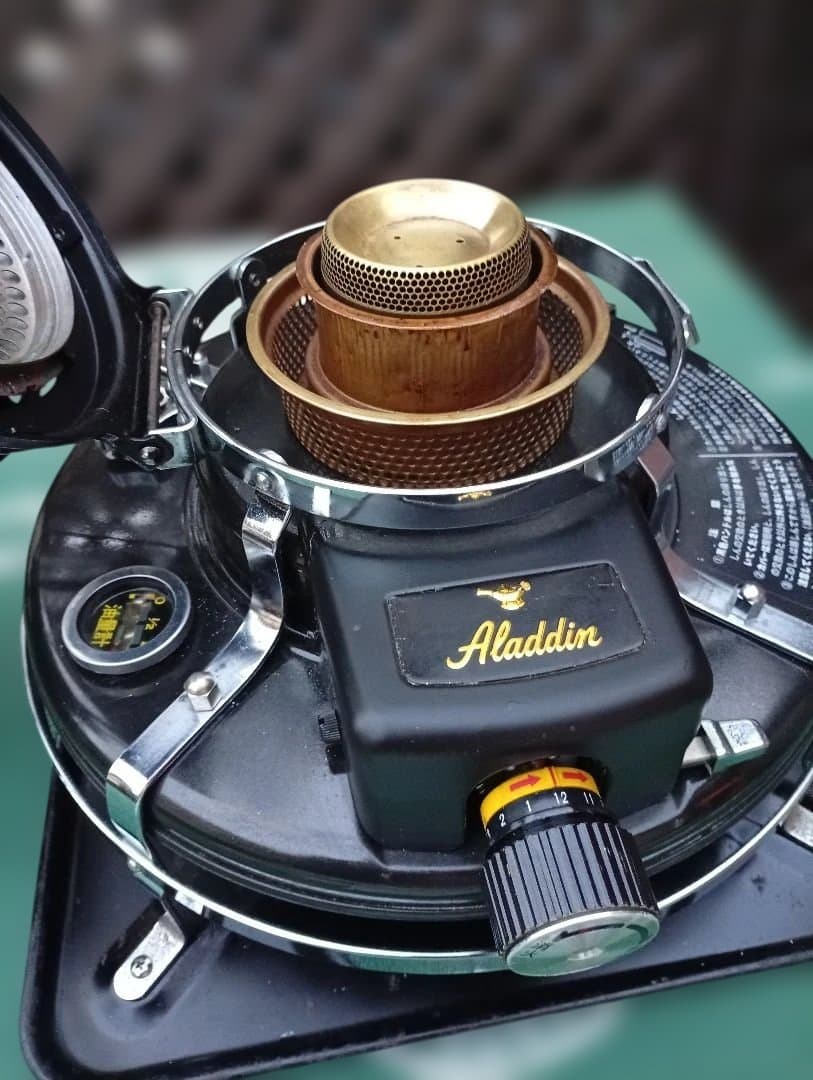 Aladdin メンテナンス済。取扱説明書、純正品の芯交換済。