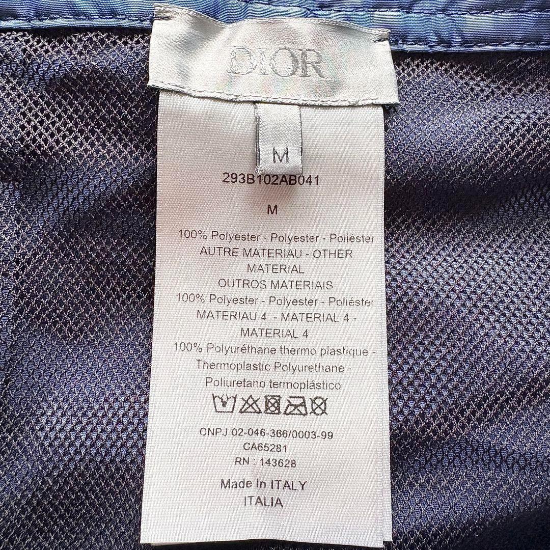 未使用品　ディオール オブリーク スイムショーツ M ブルー 総柄　ロゴ