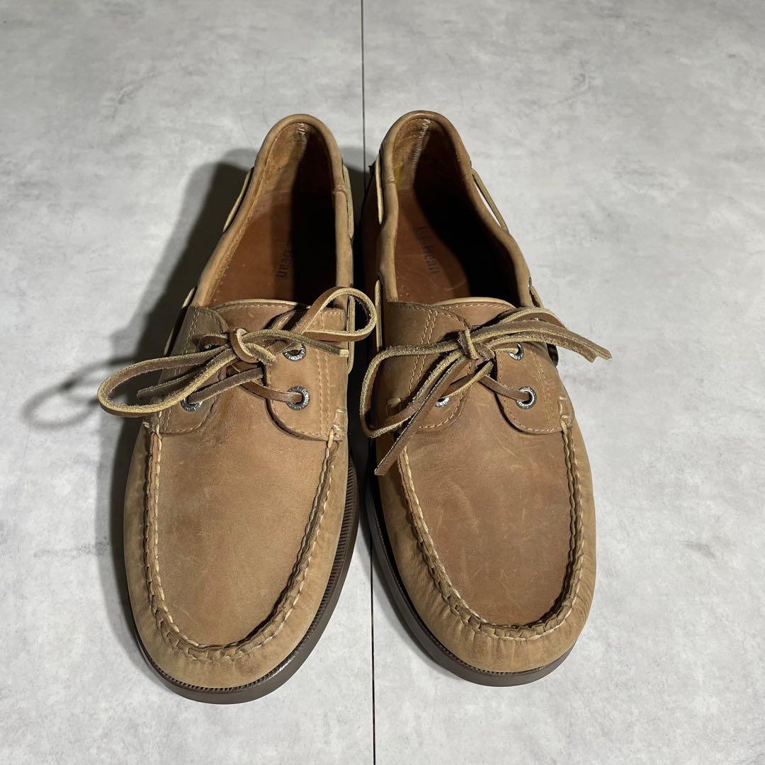 L.L.bean エルエルビーン　デッキシューズ　モカシン　レザーシューズ
