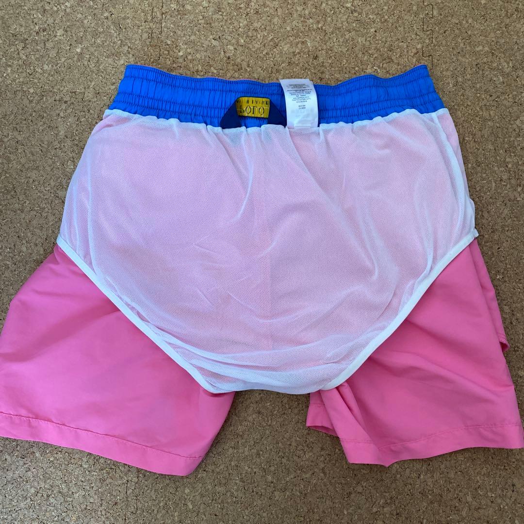ラルフローレン スイムショーツ　女性着用可ピンク　水着　トラベラーズ　JK