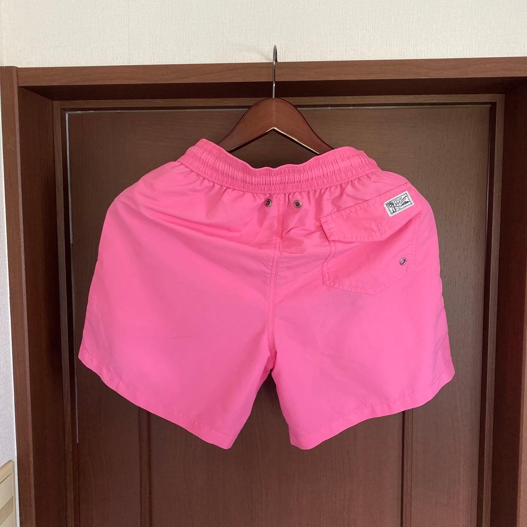 ラルフローレン スイムショーツ　女性着用可ピンク　水着　トラベラーズ　JK