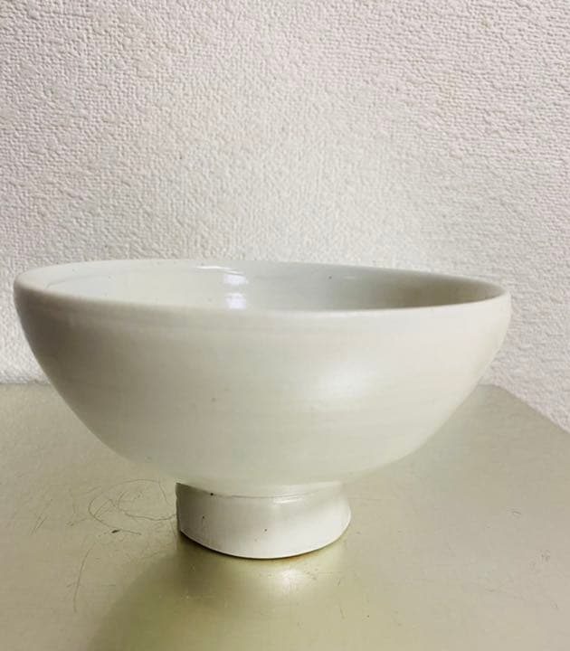 森岡由利子　白磁茶碗　抹茶碗　茶道　小田原菜の花にて購入