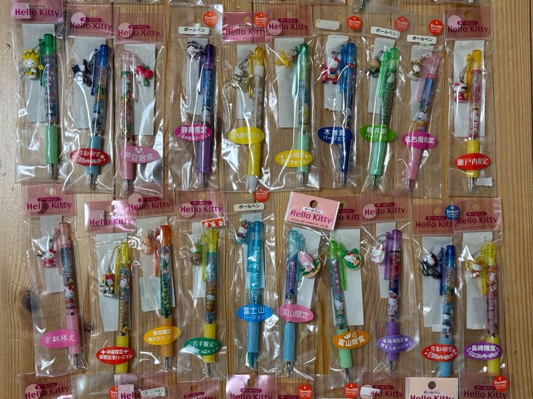 ハローキティ ご当地ボールペン セット 約70本まとめ売り
