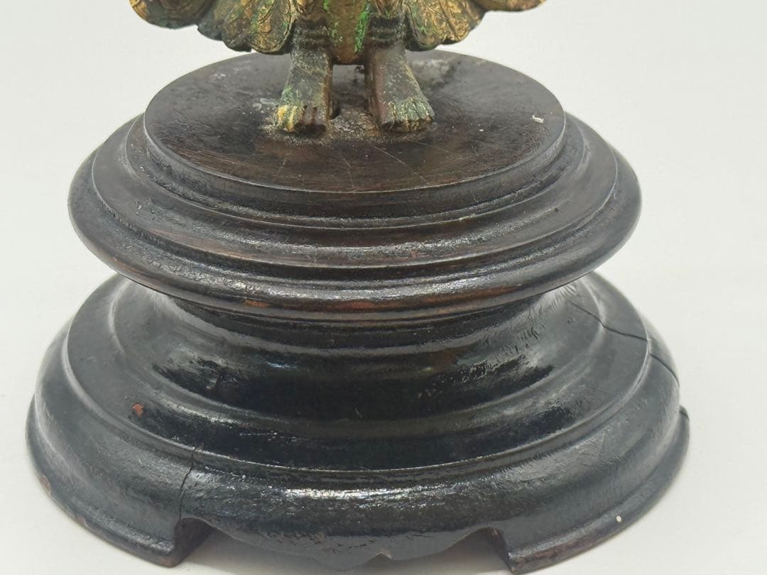 中国　清時代中期　官造　溜金十一面観音像　仏教美術　送料込み251209