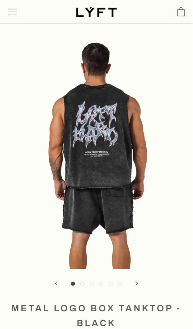 【完売品】LYFT タンクトップ Sサイズ