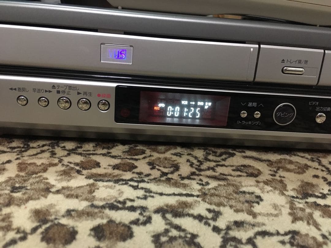 SHARP DV-RW65 ビデオからDVDにダビング