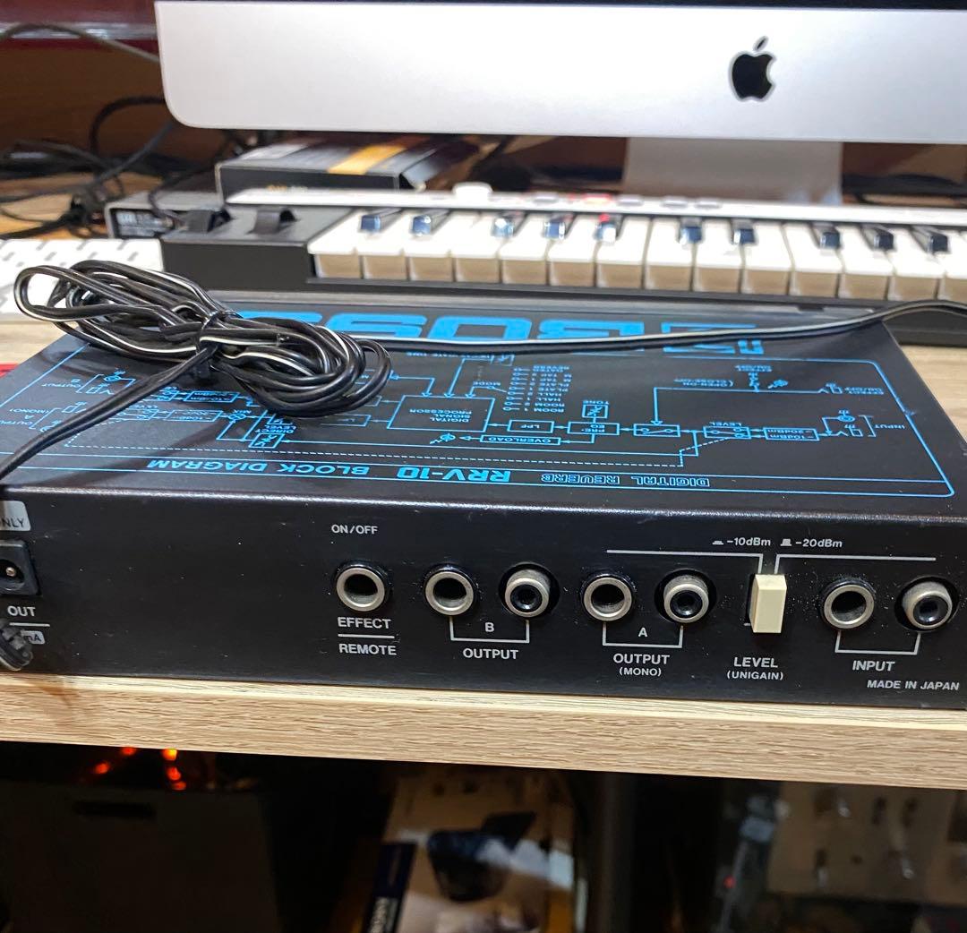 値下げ！BOSS RRV-10 DIGITAL REVERB アダプターおまけ