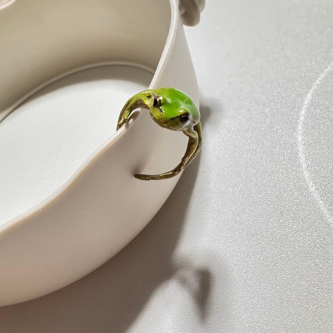 Nina　アマガエルリング/アマガエルイヤーカフ/ニホンヤモリイヤーカフ