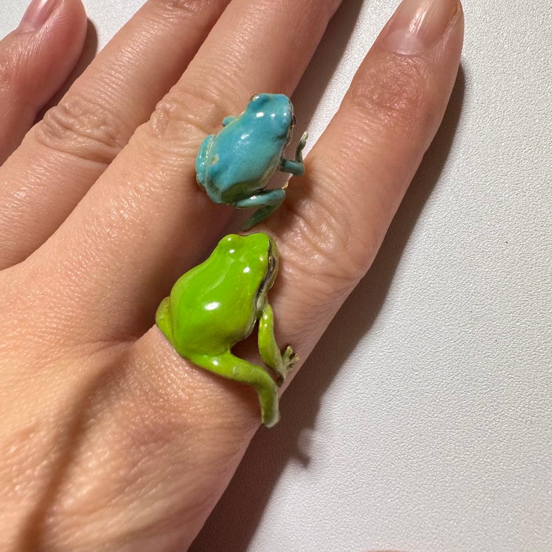 Nina　アマガエルリング/アマガエルイヤーカフ/ニホンヤモリイヤーカフ