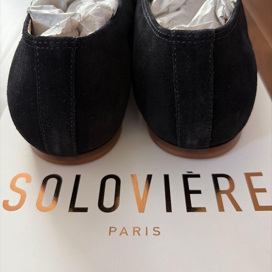 【新品】SOLOVIERE スエードシューズ/ サイズ40.5