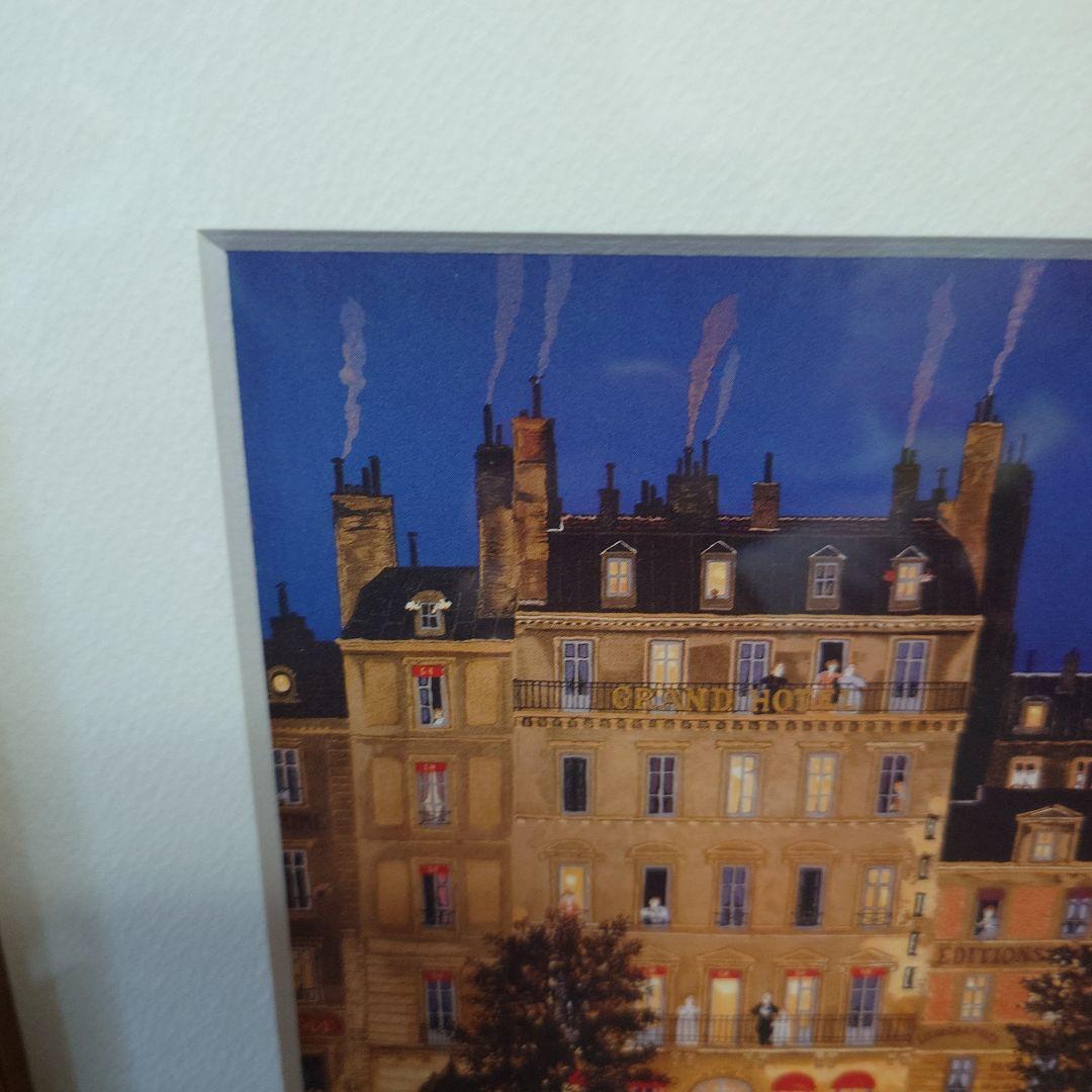 ドラクロワ　グランドホテル　 リトグラフ 木製フレーム付き