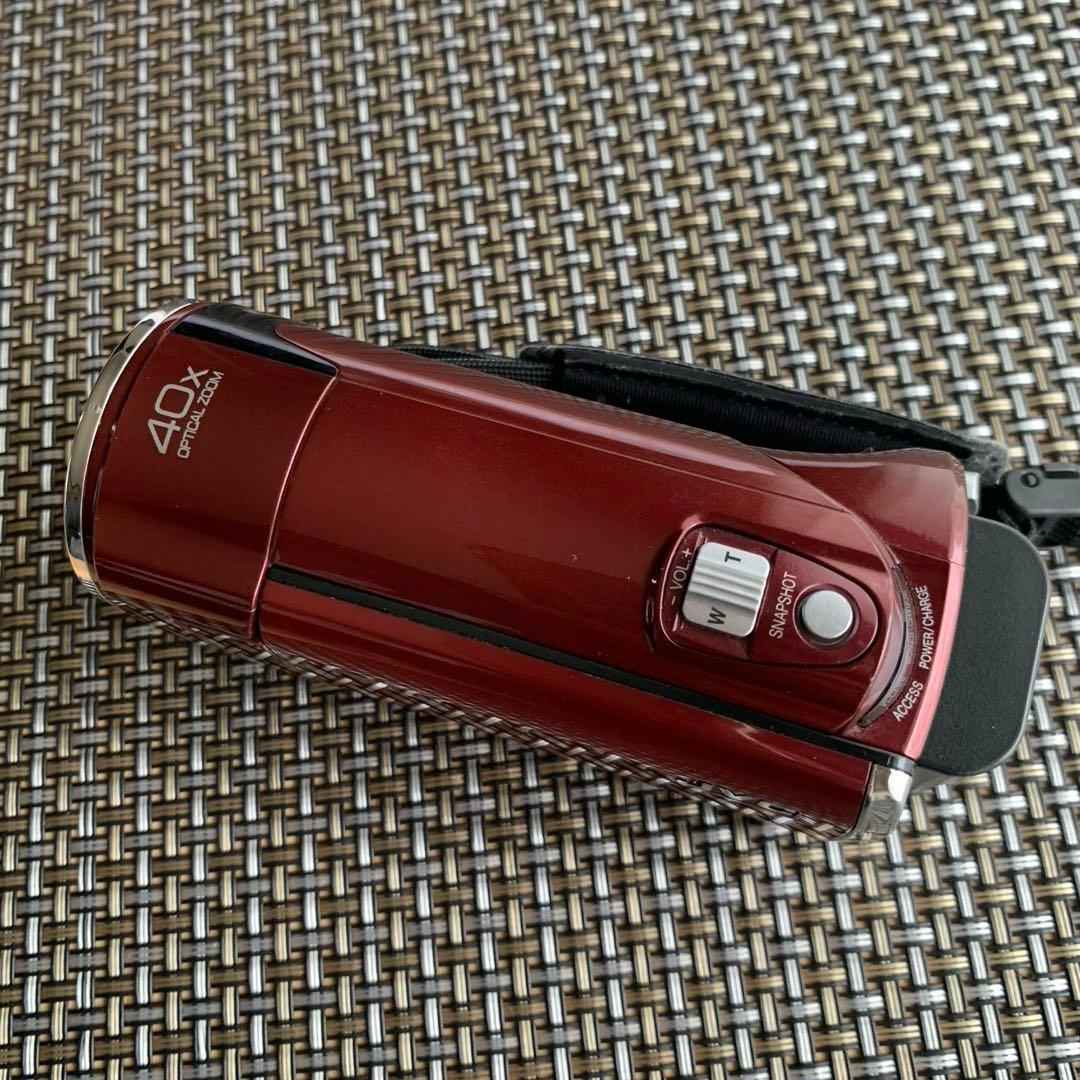 JVC Everio HD ビデオカメラ　GZ-HM460-R ハンディカム