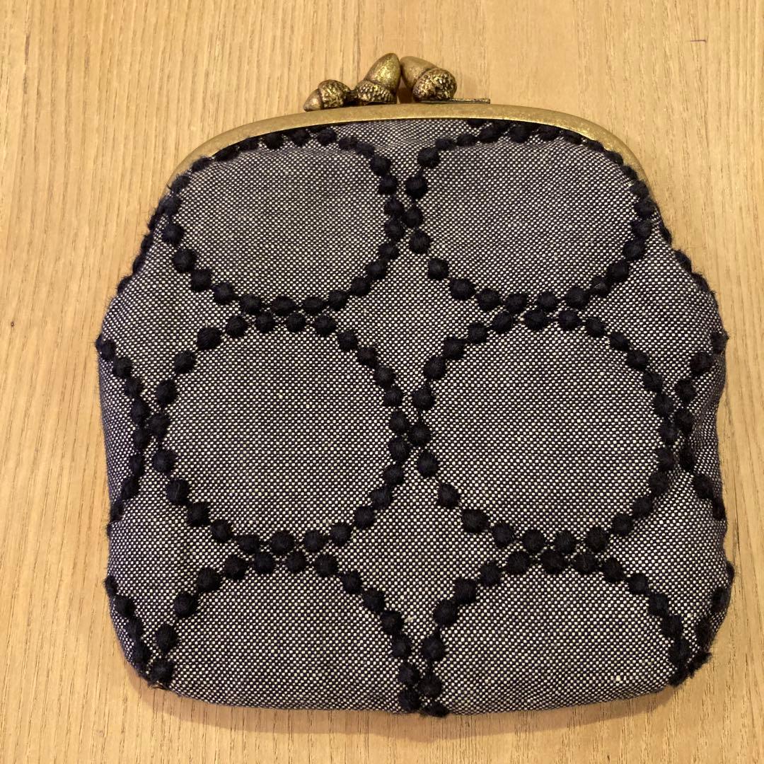 mina perhonen 円形模様の布製ケース