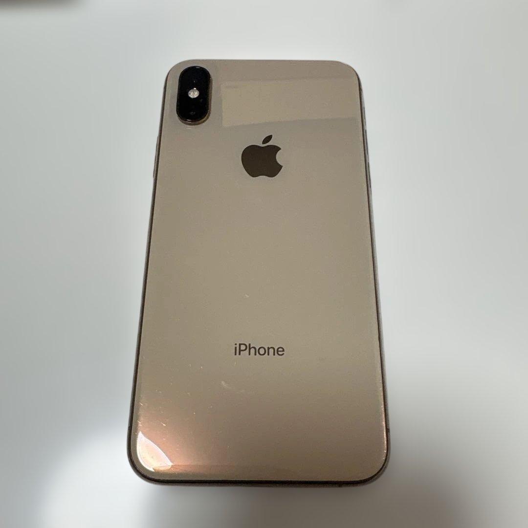 iPhone Xsゴールド 画面傷あ