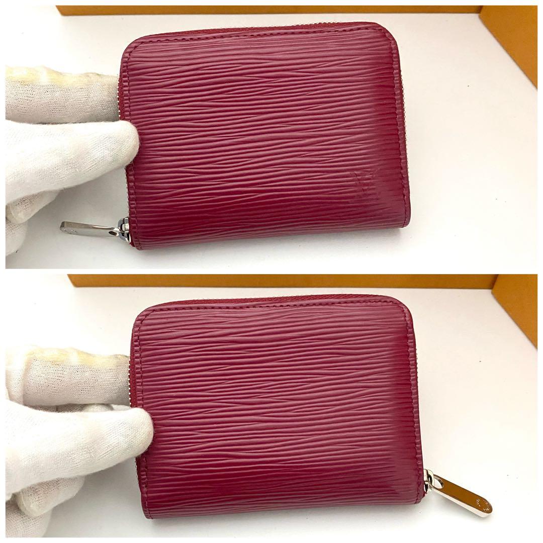 ほぼ未使用　ルイヴィトン　ジッピーパース　エピ　フューシャ　ケース