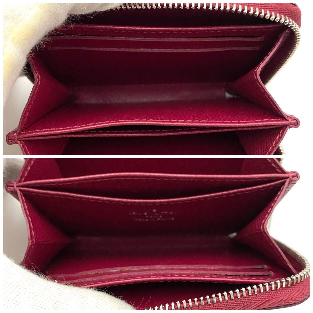 ほぼ未使用　ルイヴィトン　ジッピーパース　エピ　フューシャ　ケース