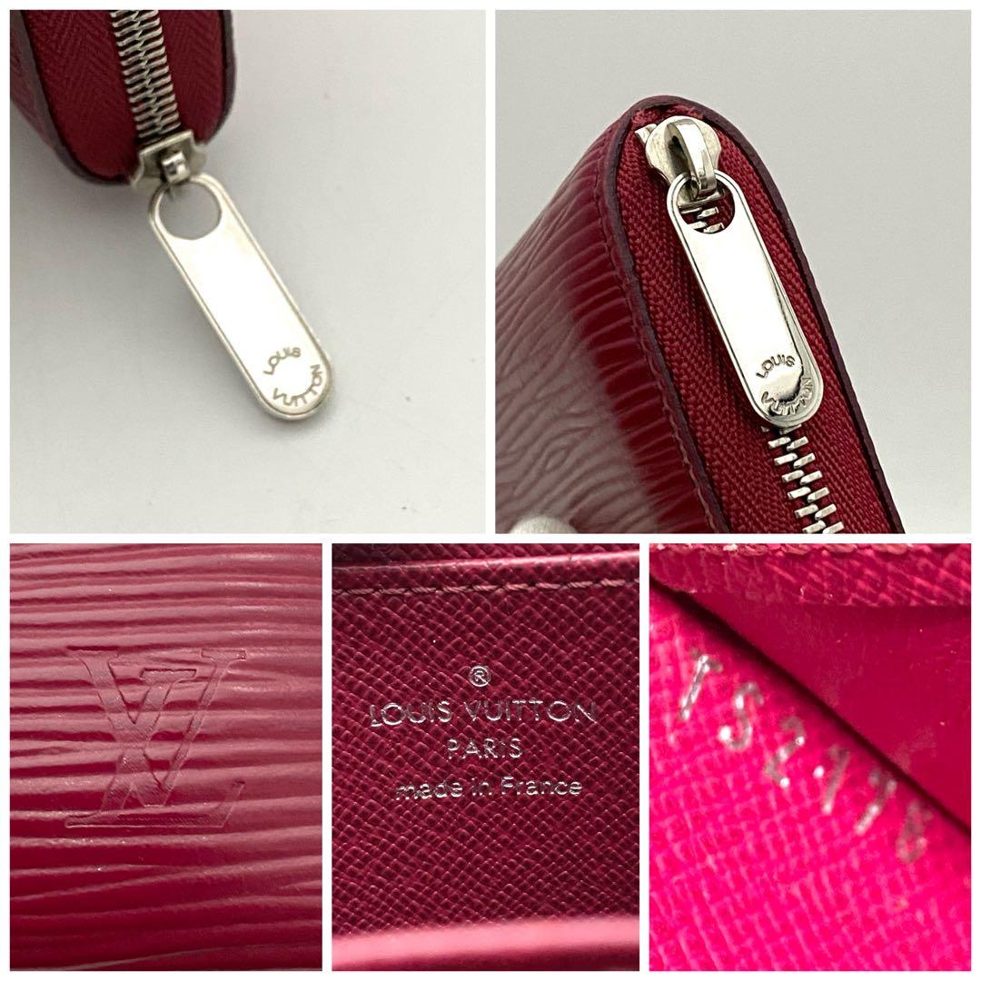 ほぼ未使用　ルイヴィトン　ジッピーパース　エピ　フューシャ　ケース
