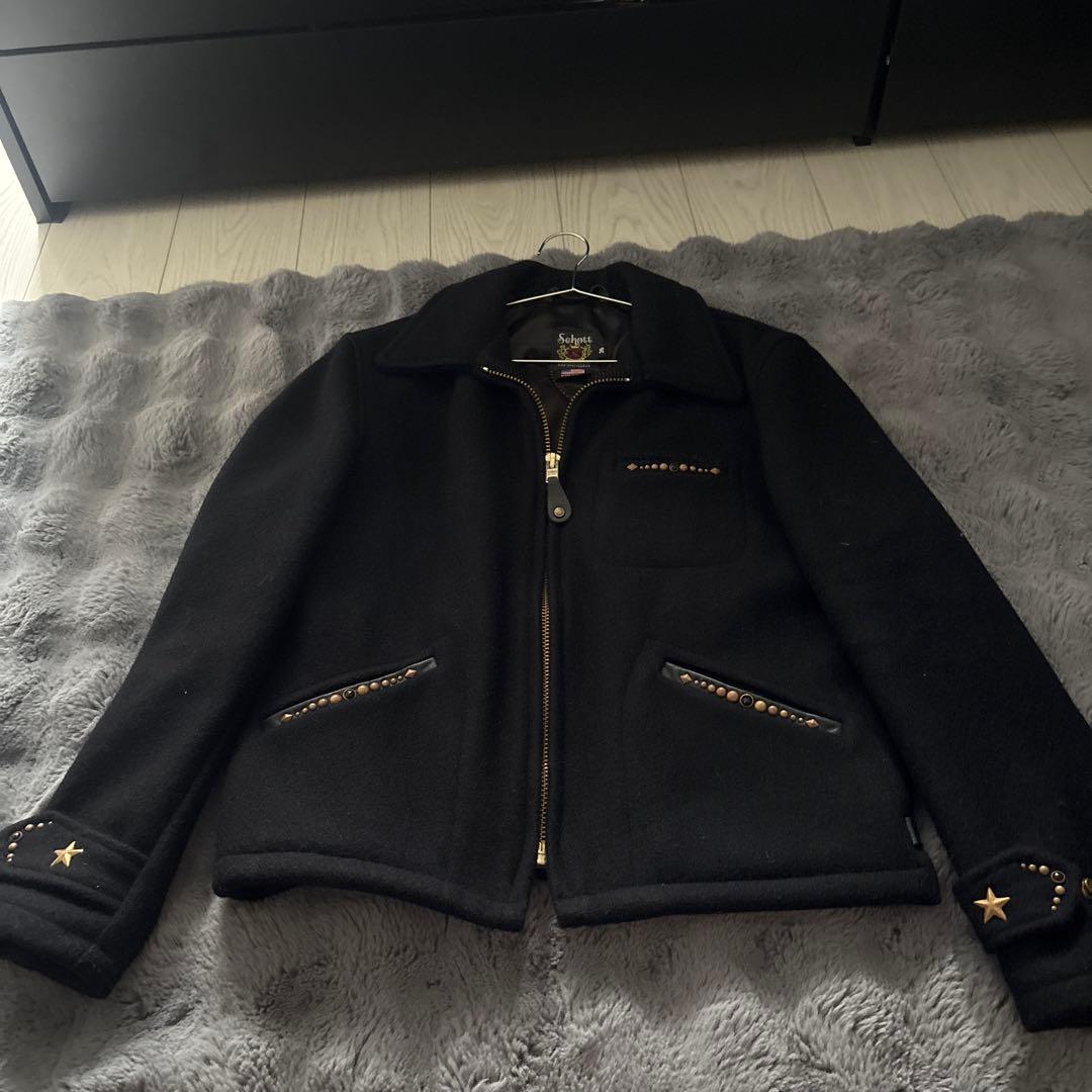 shott スタッズ　メルトンジャケット