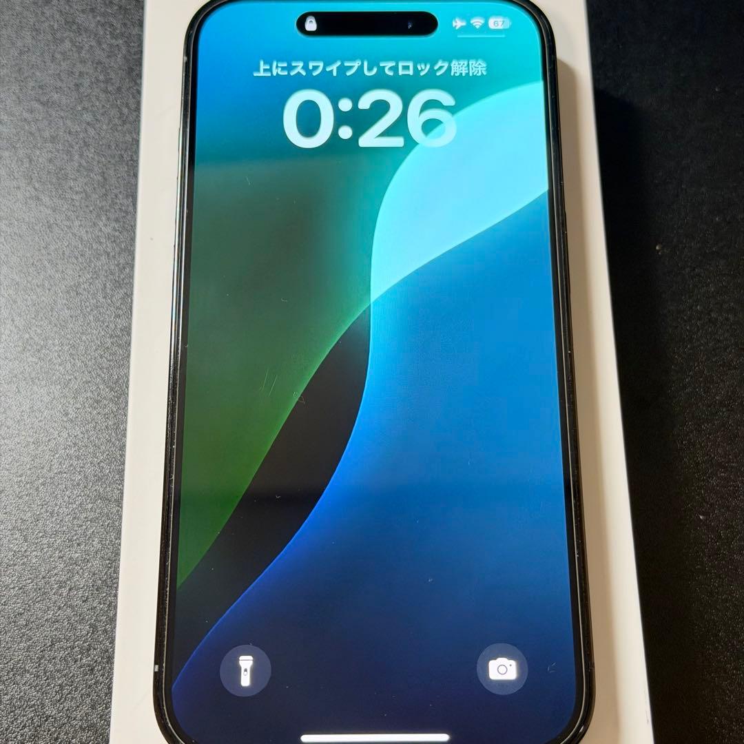 【美品】iPhone14 Pro 256GB スペースブラック SIMフリー