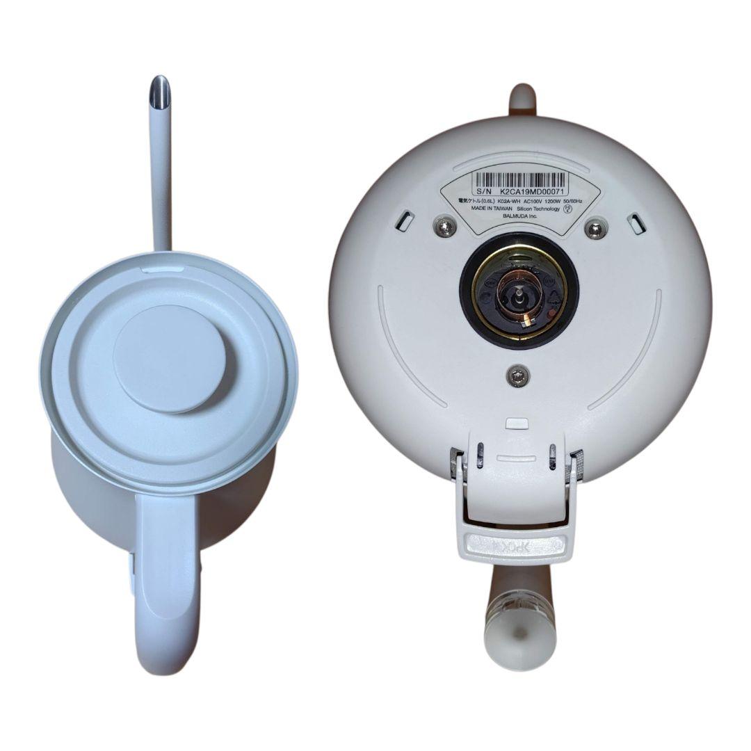 【動作OKな美品】バルミューダ　ザ・ポット　電気ケトル　ホワイト　K02A-WH