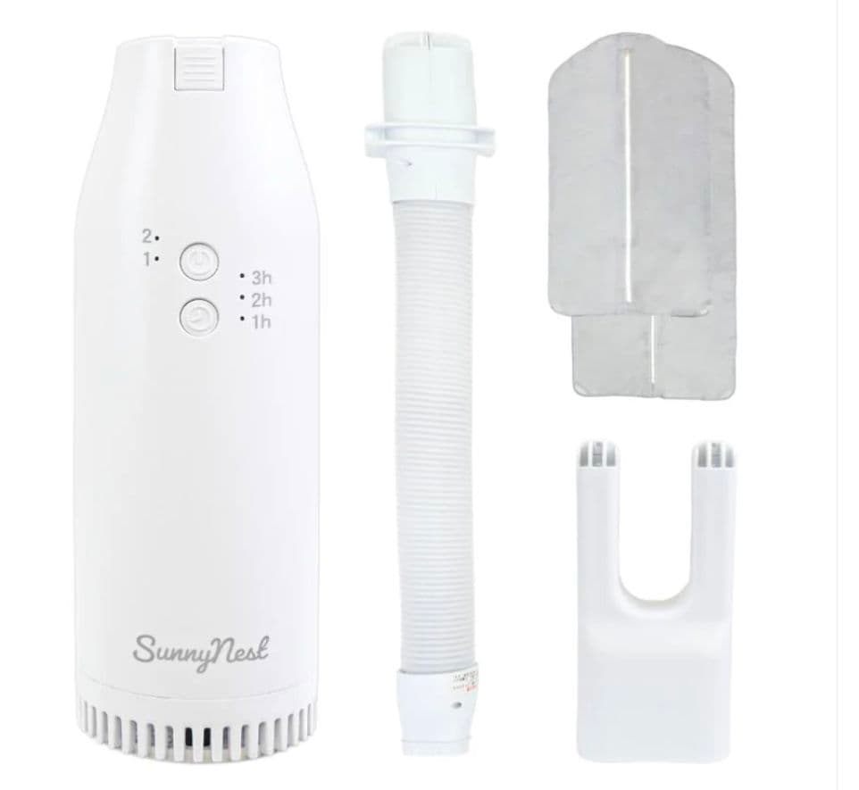 ミニ乾燥機 衣類・布団・靴対応 フルセット 軽量花粉・湿気・ダニ対策 シワ防止