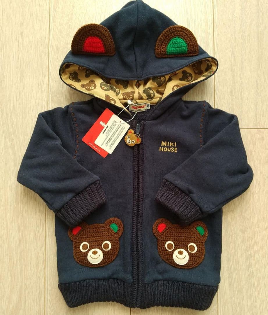 【しろりん(^_^)様】新品☆ミキハウス プッチー パーカー