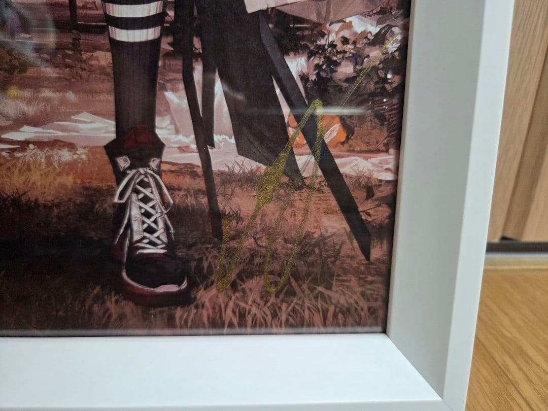 アークナイツ3周年記念 LM7先生直筆サイン入り複製原画「Hananokaze」