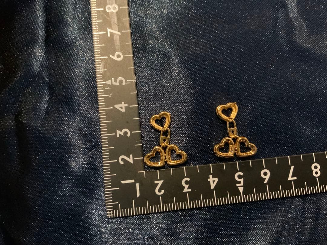 モワード　　mouawad ハートピアス　k18YG