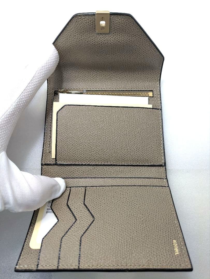 【新品未使用品】Valextra イジィデ ウォレット オイスターグレー