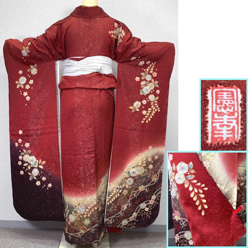 511z10, 509y12,帯揚げなどのお小物類〇翠山工房 徳永憲峯 振袖